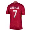 Officiële Voetbalshirt + Korte Broek Liverpool Luis Diaz 7 Thuis 2024-25 - Kids